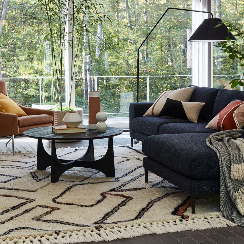 Tanner Solid Wood Coffee Table 102 cm West Elm Australia